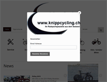 Tablet Screenshot of knippcycling.ch